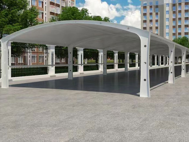 膜结构电动车棚可以为车辆带来更好的保障 膜结构电动车棚可以为车辆带来更好的保障